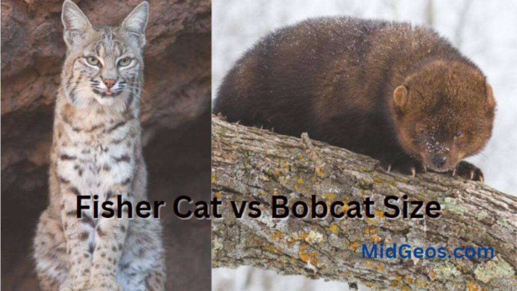 Fisher Cat vs Bobcat Size