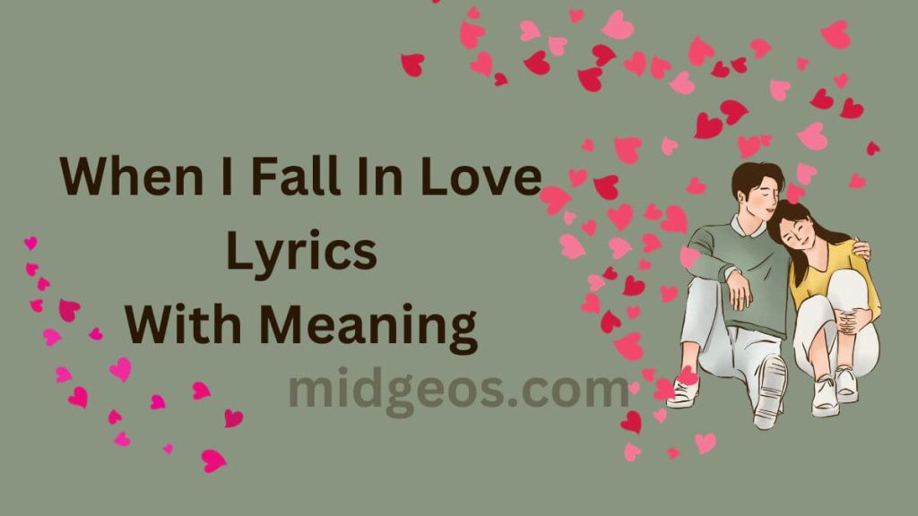 When I Fall In Love Lyrics