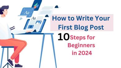 How to Write Your First Blog Post