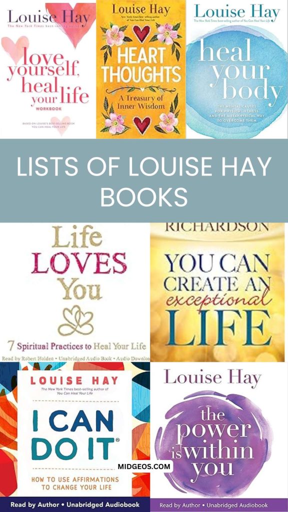 Success, Health, and Healing: Louise Hay Affirmations That Work Wonders 3 positive affirmations Lists of Louise Hay Books