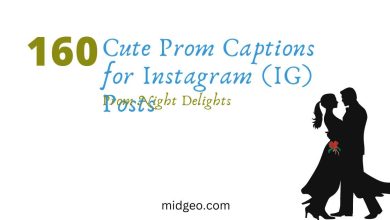 160 Cute Prom Captions for Instagram posts