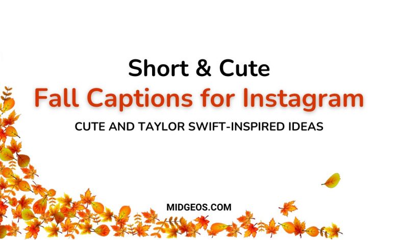 Fall Captions for Instagram