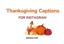 Thanksgiving captions for instagram