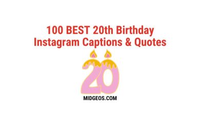 100 best 20th Birthday Instagram Captions & Quotes