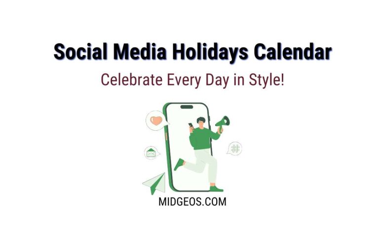 Social Media Holidays Calendar