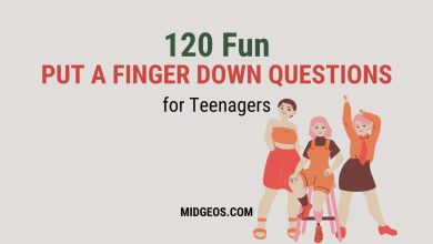 120 Fun Put a Finger Down Questions for Teenagers