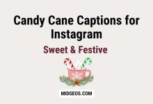 Candy Cane Captions for Instagram