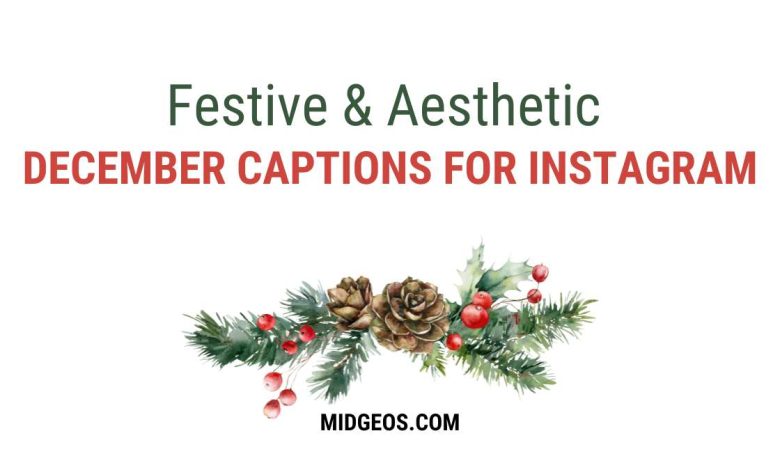 December Captions for Instagram