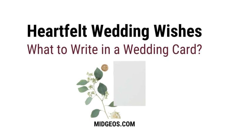 What to Write in a Wedding Card