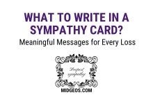 What to write in a sympathy card