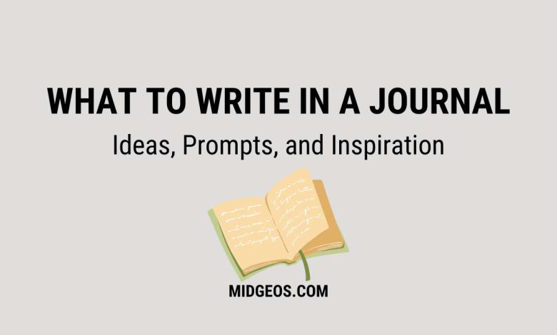 What to Write in a Journal: Ideas, Prompts, and Inspiration 1 what to write in a journal