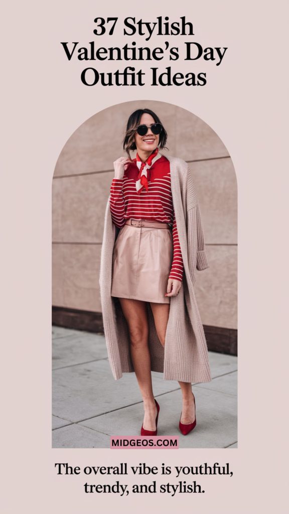 37 Valentine’s Day Outfit Ideas: Chic and Playful Looks for Women 6 stylish valentines day outfits