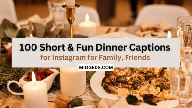 100 Short & Fun Dinner Captions for Instagram for Family, Friends