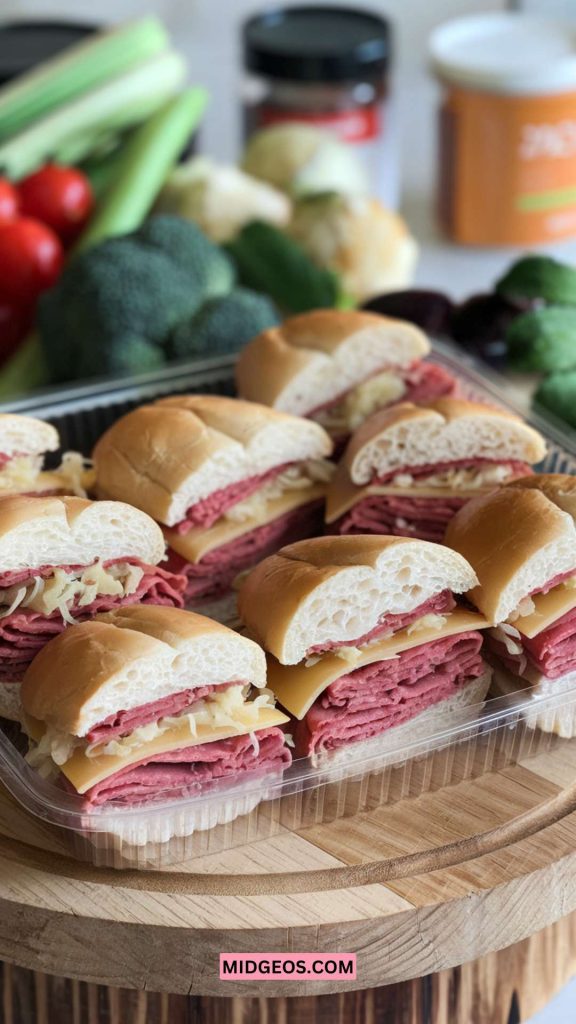 37 Easy & Delicious St. Patrick’s Day Food Ideas 3 mini sandwiches pack