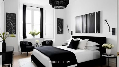 17 Stylish Black and White Bedroom Ideas for Small Rooms