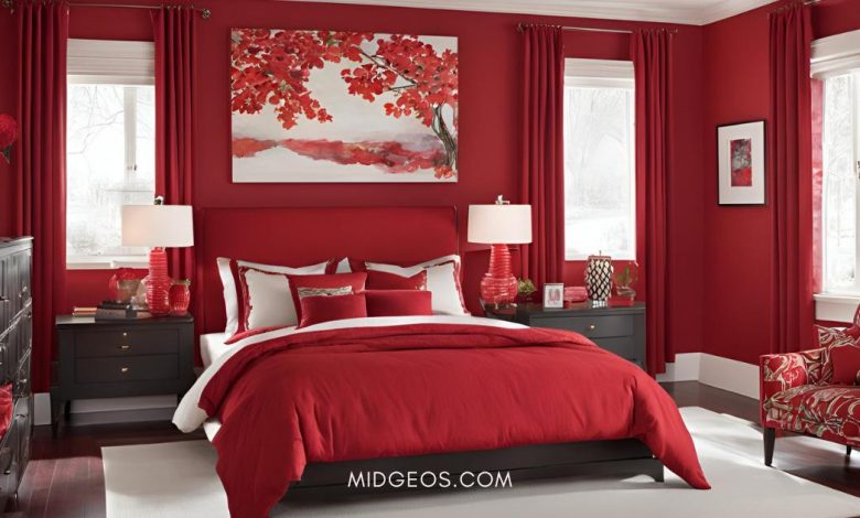 21 Cherry Red Bedroom Ideas for A Bold Look in 2025 1 21 Cherry Red Bedroom Ideas for A Bold Look
