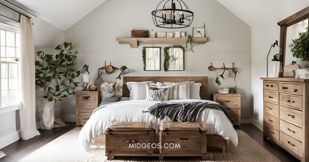 27 Farmhouse Bedroom Ideas for a Cozy & Stylish Retreat 2 27 Farmhouse Bedroom Ideas for a Cozy & Stylish Retreat