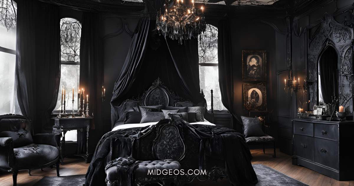 13 Romantic Gothic Bedroom Ideas For A Dark & Dreamy Retreat