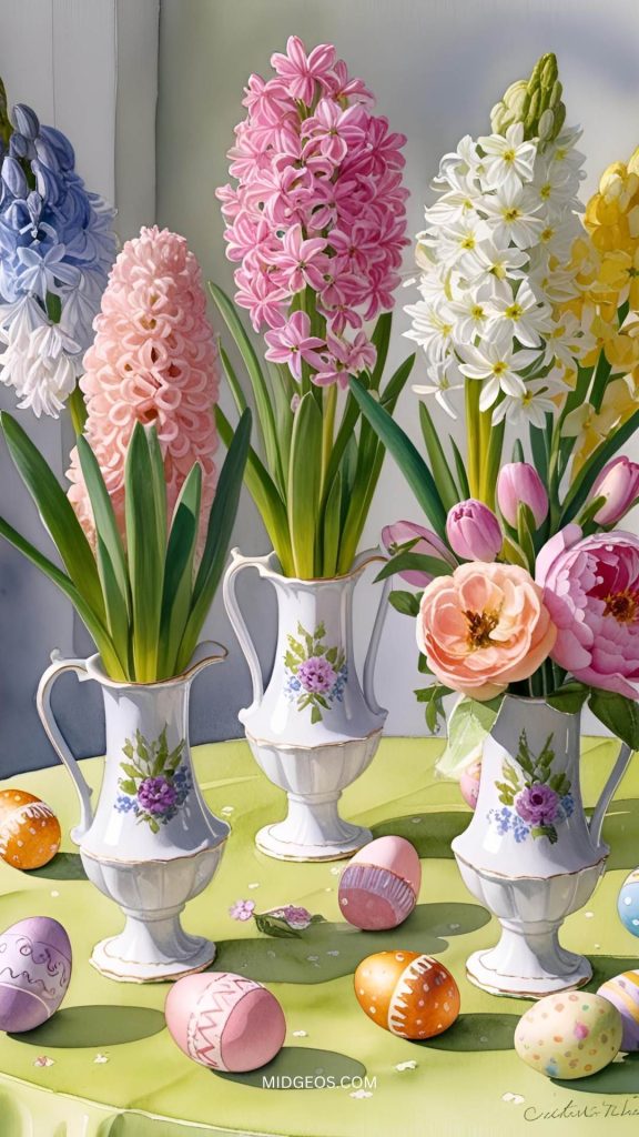 Easter Flower Arrangements Easter Egg Floral Nest