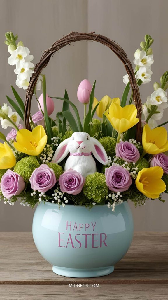Easter Flower Arrangements Luxury Rose & Peony Centerpiece