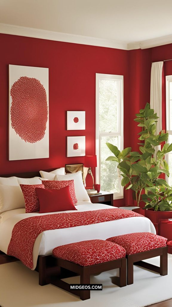 21 Cherry Red Bedroom Ideas for A Bold Look in 2025 6 Feng Shui Cherry Red Elements