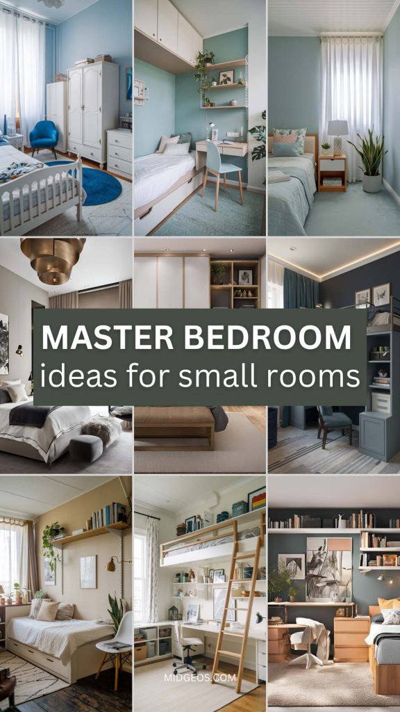 Master bedroom ideas for small rooms