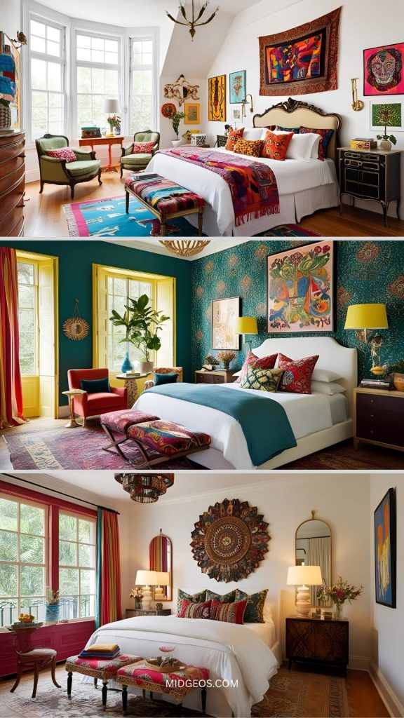 21 Eclectic Bedroom Ideas for a Stylish & Unique Retreat 4 eclectic bedroom furniture modern eclectic bedroom