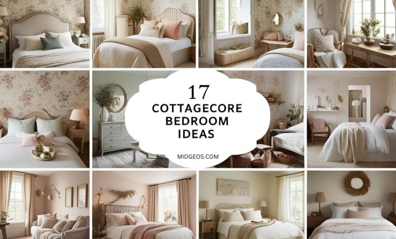 17 Cottagecore Bedroom Ideas: Aesthetic & Cozy Decor Inspirations 1 cottagecore bedroom ideas