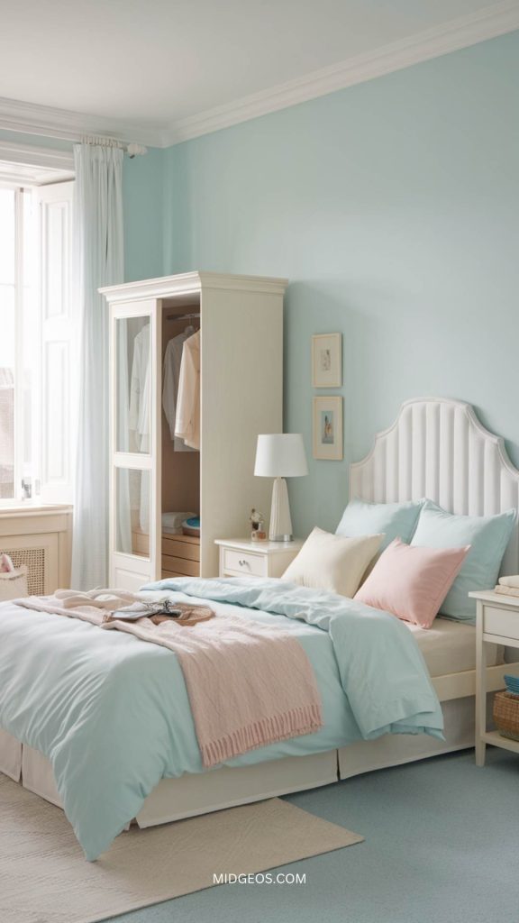 27 Stunning Blue Bedroom Ideas for a Cozy & Stylish Space 3 light blue bedroom