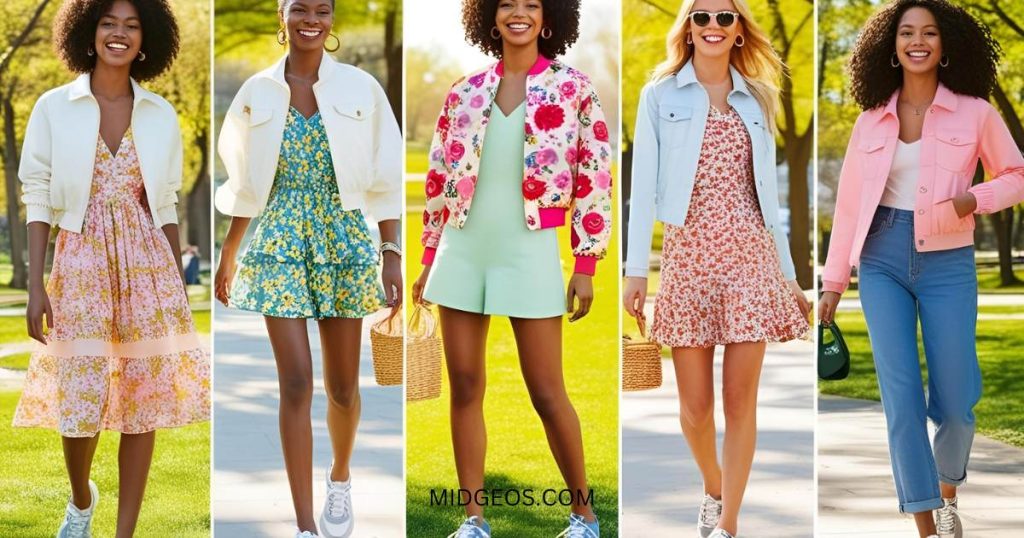 mid spring looks april outfits