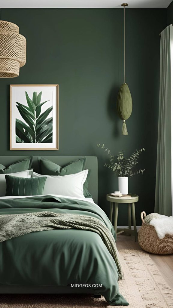 35 Stunning Green Bedroom Ideas for a Stylish & Serene Space 6 olive green bedroom ideas