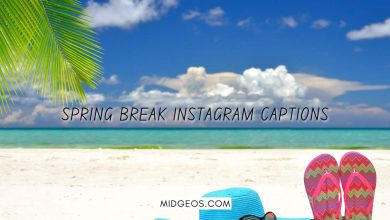 spring break instagram captions