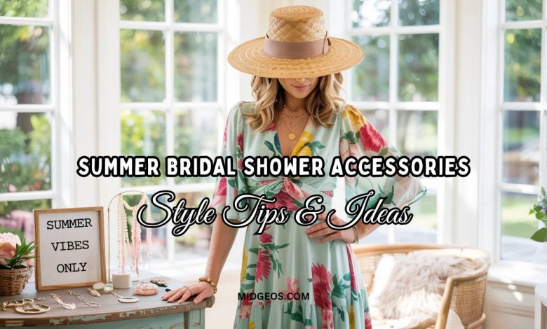 Summer Bridal Shower Accessories: Style Tips & Ideas 1 summer bridal shower accessories