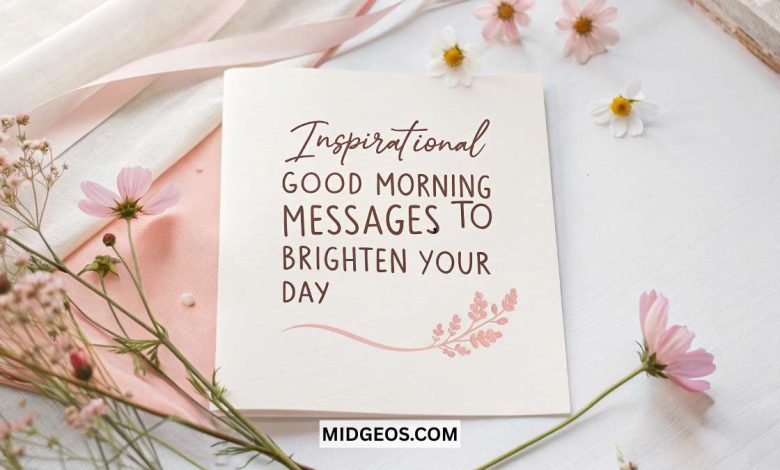 Inspirational Good Morning Messages to Brighten Your Day 1 Inspirational Good Morning Messages to Brighten Your Day