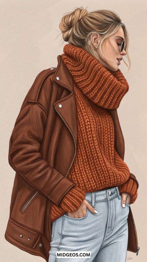 Cute Fall Outfits for Woman (2025): Cozy and Casual Looks You'll Love All Season! 3 cute fall outfits for woman chunky knit sweaters