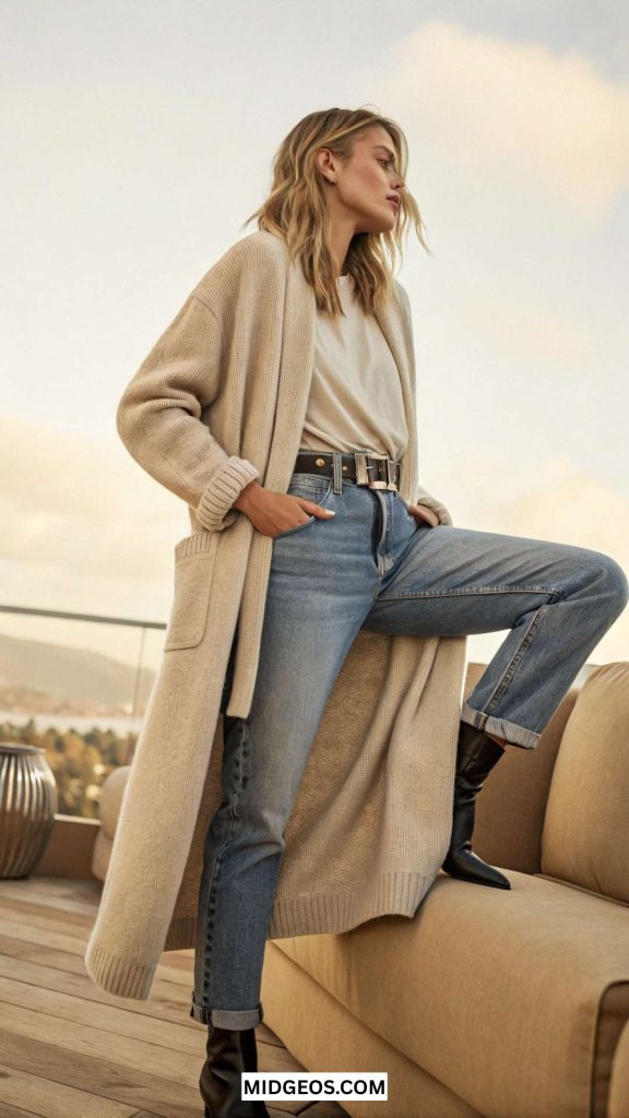 Cute Fall Outfits for Woman (2025): Cozy and Casual Looks You'll Love All Season! 2 cute fall outfits for woman oversized cardigans