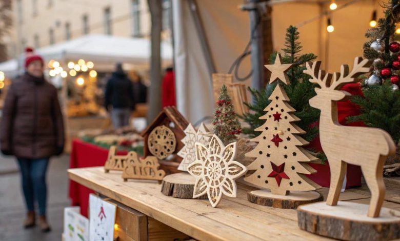 25+ Wooden Christmas Crafts To Sell That Buyers Love (Trendy & Profitable Ideas for 2025) 1 Handmade wooden Christmas crafts to sell at markets and Etsy