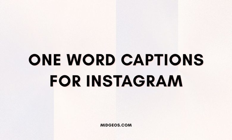 155 One Word Captions for Instagram That Say It All 1 One Word Captions for Instagram