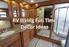 Cozy RV living full time decor ideas with modern RV renovation and small space design inspiration