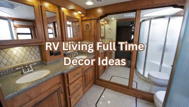 Cozy RV living full time decor ideas with modern RV renovation and small space design inspiration