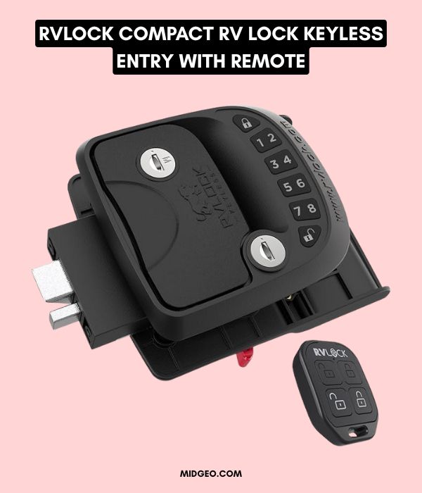 35+ Small Camper Interior Ideas for a Cozy, Functional Tiny Home on Wheels (2025 Makeover & Budget-Friendly Tips) 3 RVLOCK Compact RV Lock Keyless Entry with Remote