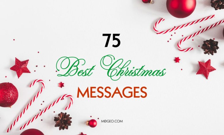 75+ Best Christmas Messages & Heartfelt Greetings to Inspire Joy and Connection in 2025 1 Warm holiday card with elegant Christmas greetings and festive lights