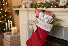 festive Christmas stocking filled with thoughtful gifts – stocking stuffers women