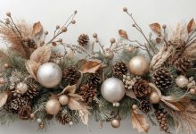Natural Christmas decor with earthy, minimalist holiday styling (1)