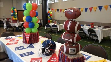DIY Football Party Decor That Scores Big Style Points (Without the Big Budget) – 2026 11 DIY Football Party Decor with football table decorations and centerpieces