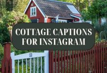 cottage captions for instagram