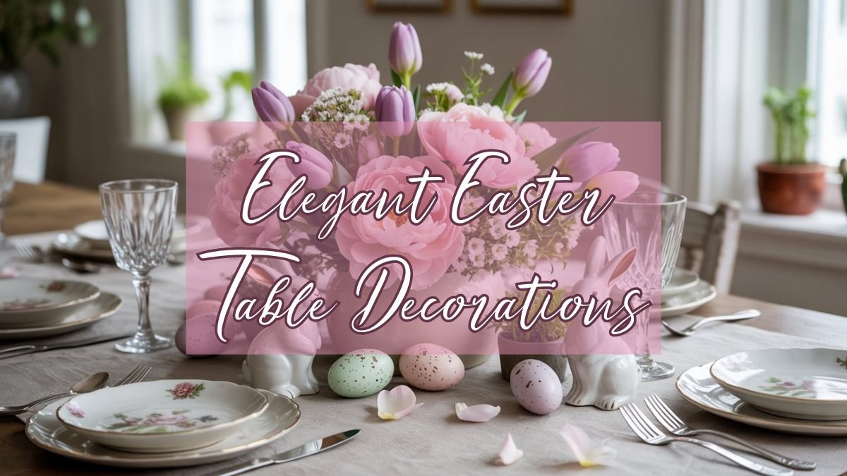 13 Easter Table Decorations Ideas To Create A Stunning Spring ...