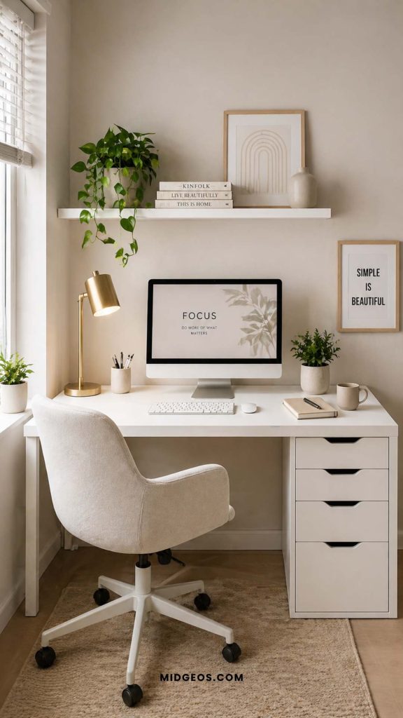 Minimalist Work From Home Office Aesthetic Ideas That Work