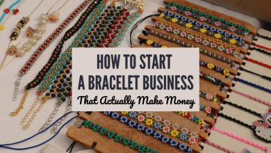 how to start a bracelet business with no money