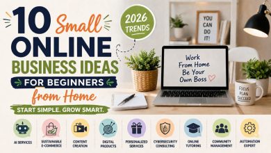 10 small online business ideas for beginners from home